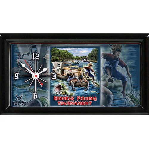 Horloge de tournoi de pêche Redneck # 2 pour la vente par Good Tymes Enterprises Inc
