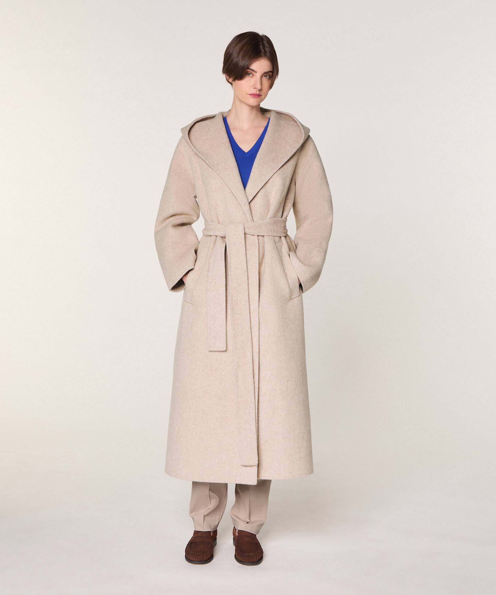 Rodier - Vendita all'ingrosso Cappotto - Donna - Cappotto con cappuccio in lana7