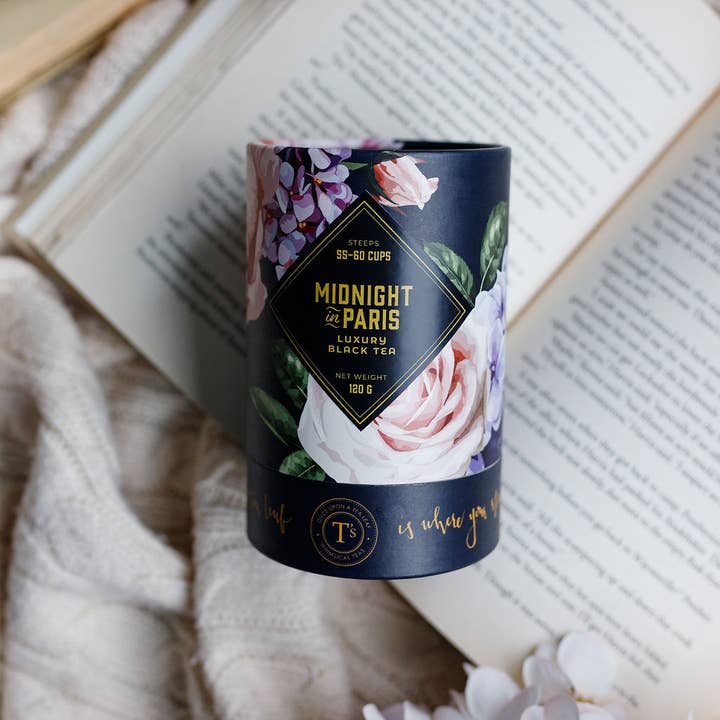 Once Upon a Tea Leaf - Wholesale Loose Tea - Midnight in Paris- Luxury Black Loose Leaf Tea2