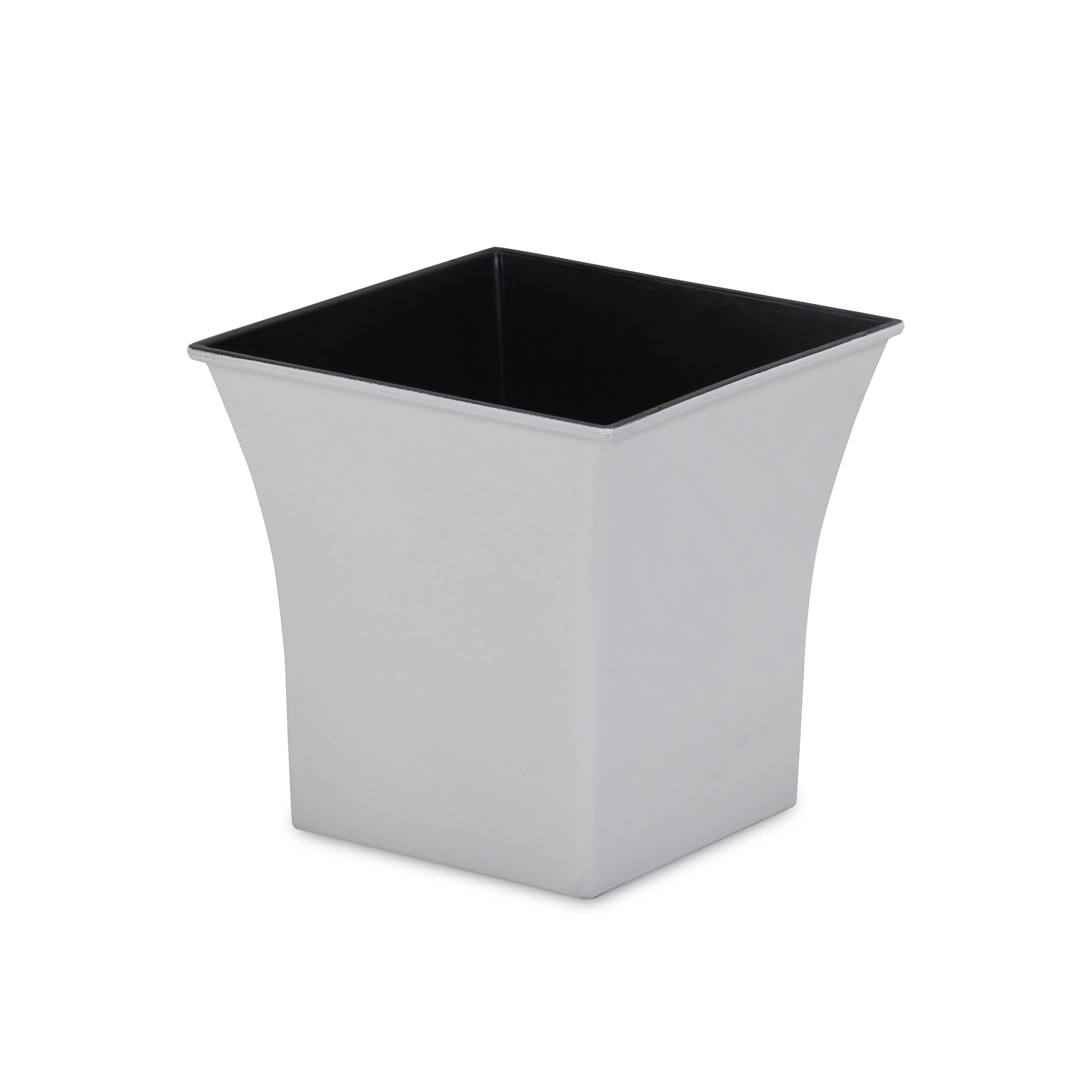 Cheungs Home Decor - Wholesale Plant Pot - 7.25 Inch Square Tapered Plastic Pot24
