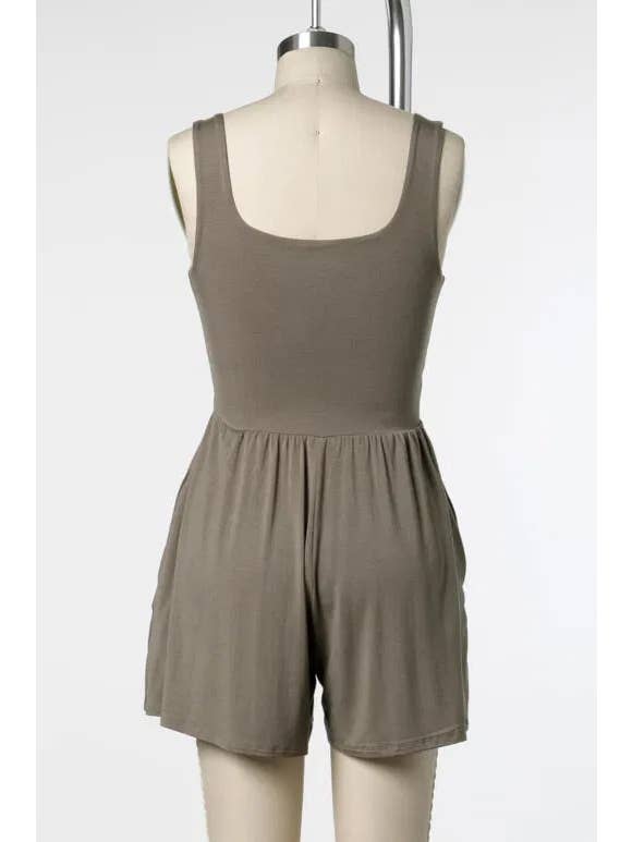 Final Touch - Vente Combishort – femme - Combinaison à détails froncés à double couche - NJU6040627