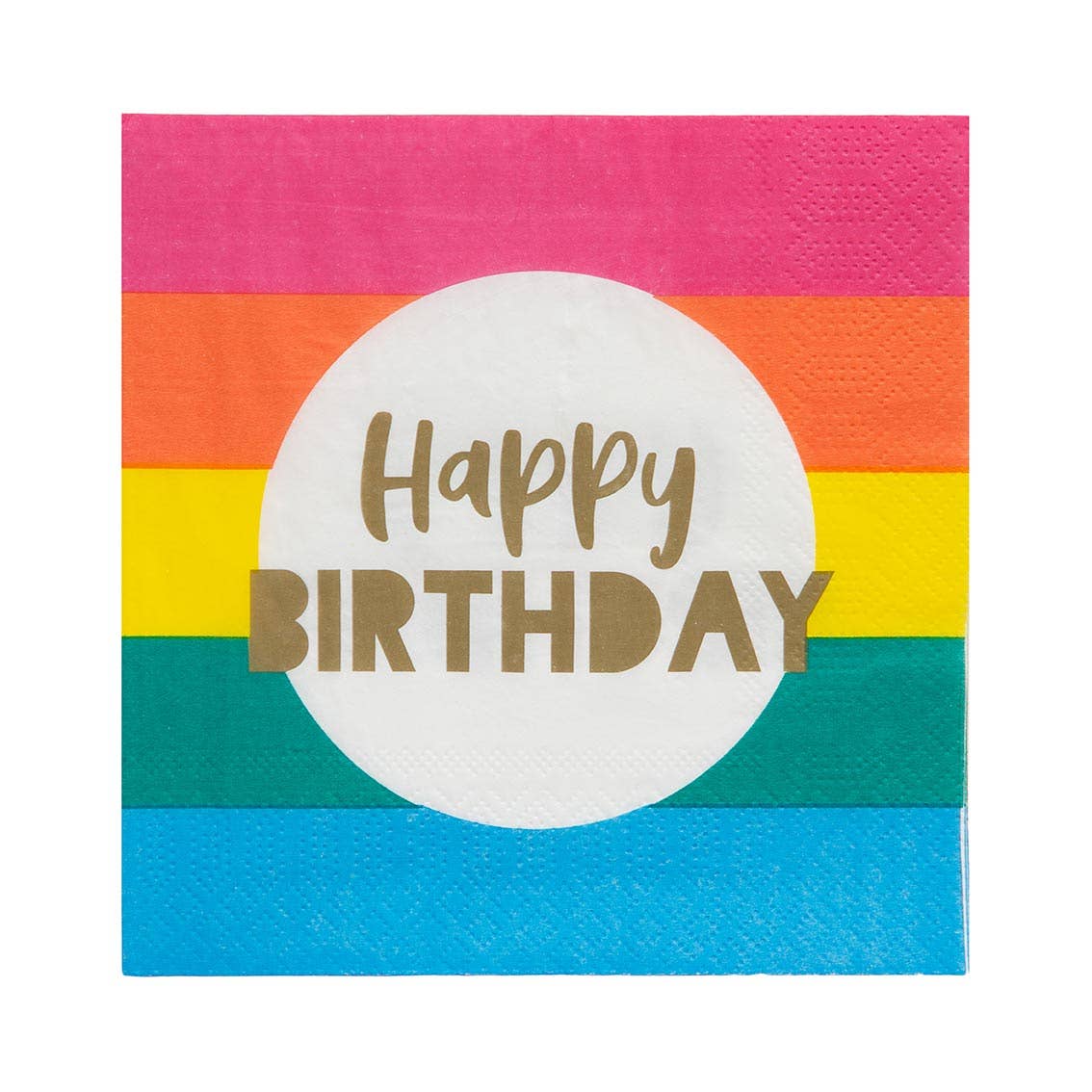 Talking Tables USA - Wholesale Disposable Napkin - Rainbow Happy Birthday Napkins | Birthday Party |4