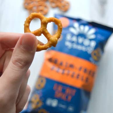 Savor by Suzie - Wholesale Pretzels - Grain Free Pretzels Mini Bags Variety Pack 36ct1
