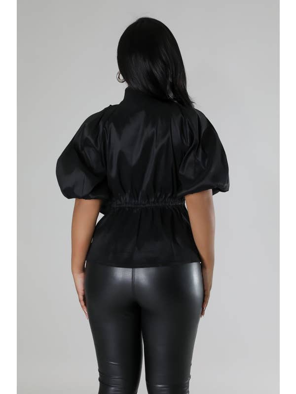5besties inc - Wholesale Blouse - Women's - Puff Sleeve Blouse