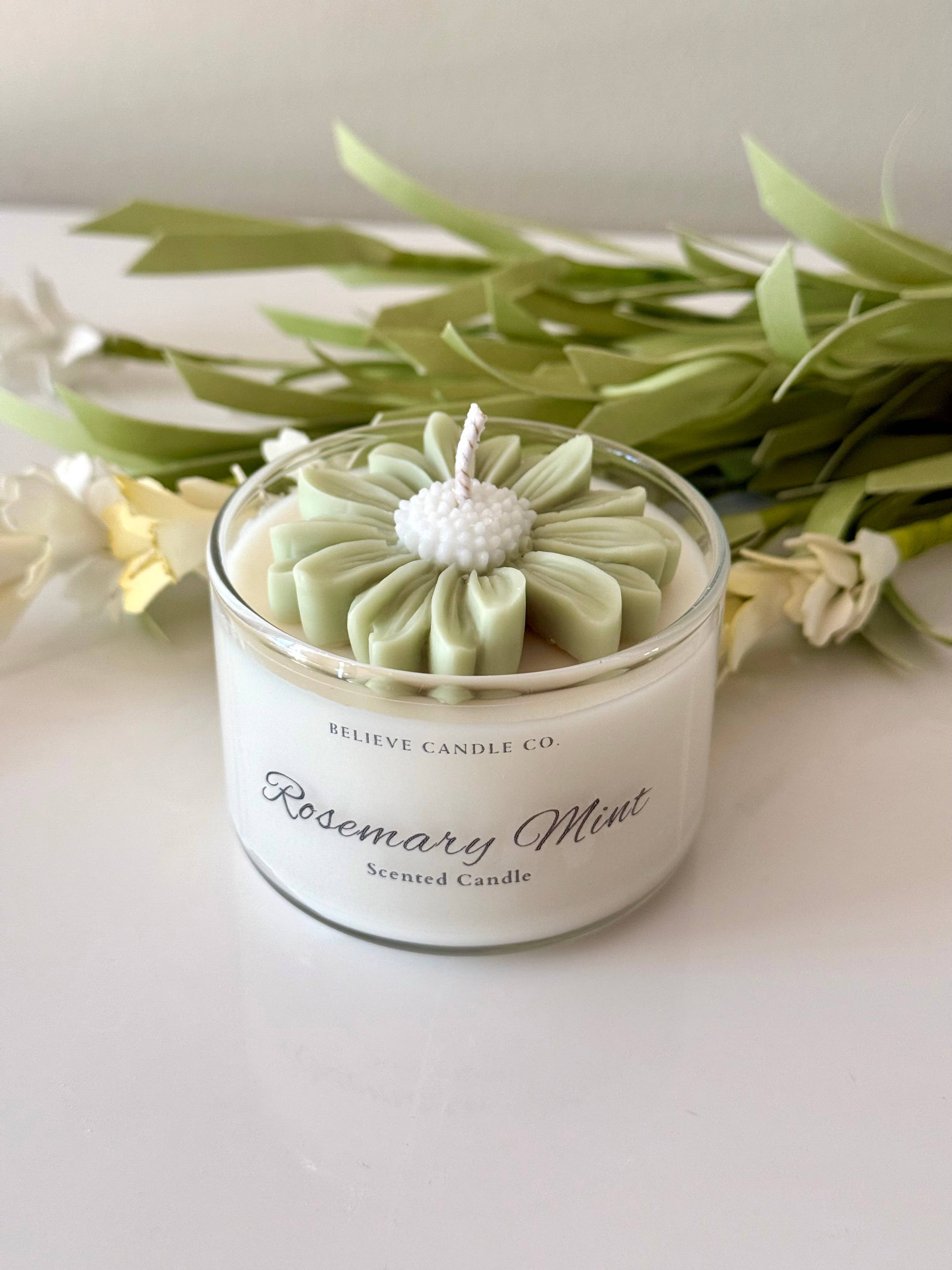 Believe Candle – Großhandel Kerze im Glas / gefüllte Kerze – Mini-Daisy-Kerzenglas5