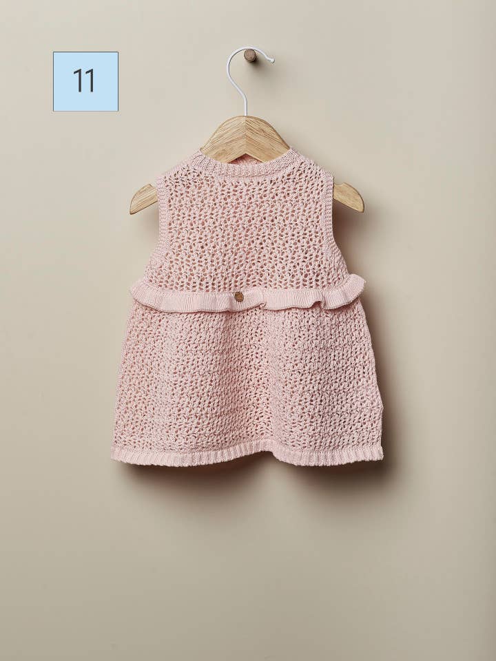 Wedoble: sustainable children's fashion - Wholesale Dress - Baby - Vestido com mangas curtas em malha de algodão | FRIENDLY VIBE7
