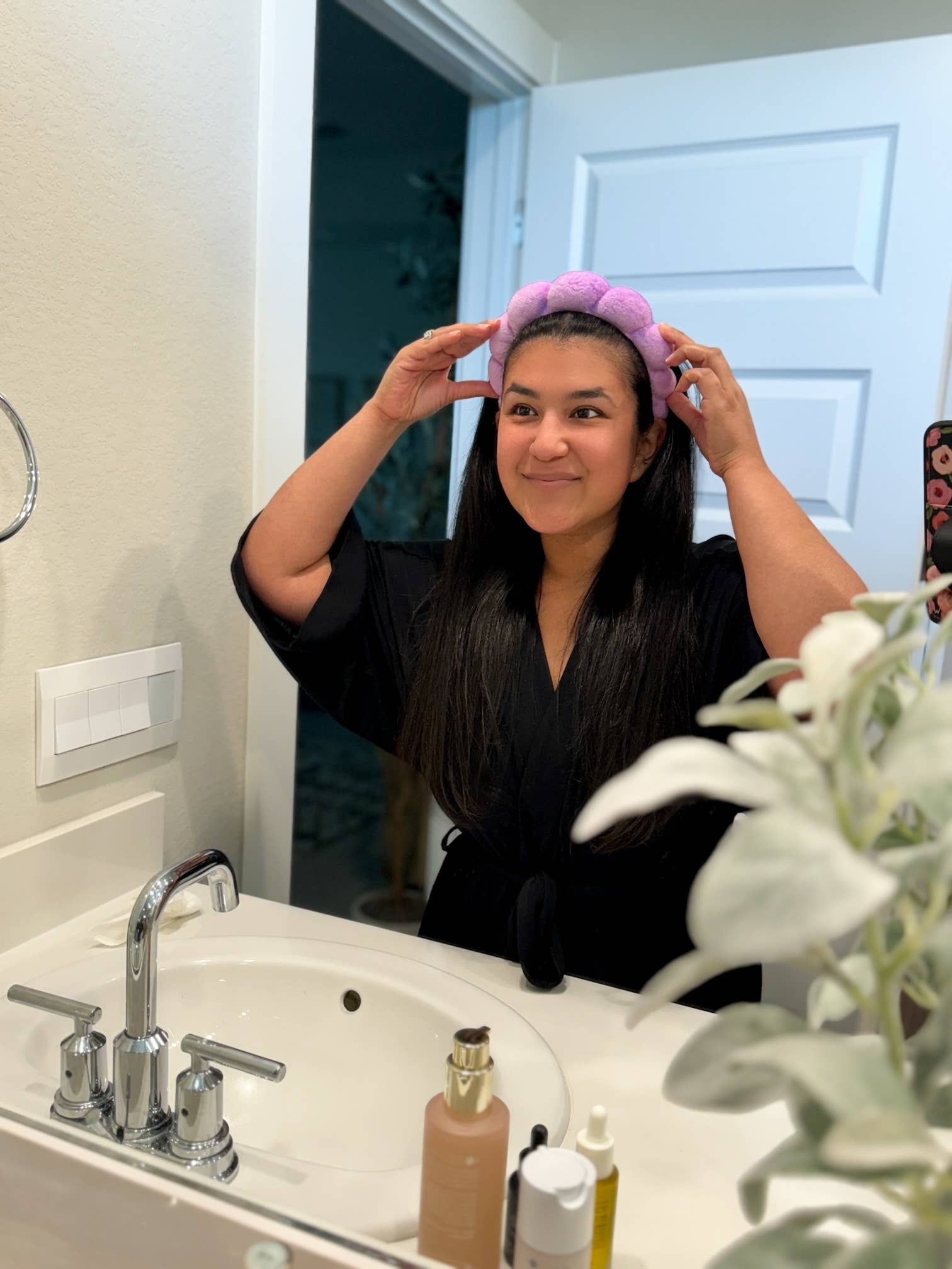 Ivy & Ash - Wholesale Spa Headband - Spa Headband | Trendy Terrycloth Bubble Makeup Headband7