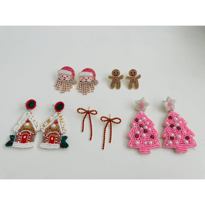 The Wildflower Company - Wholesale Dangle Earrings - Christmas Dangle EarringsÂ