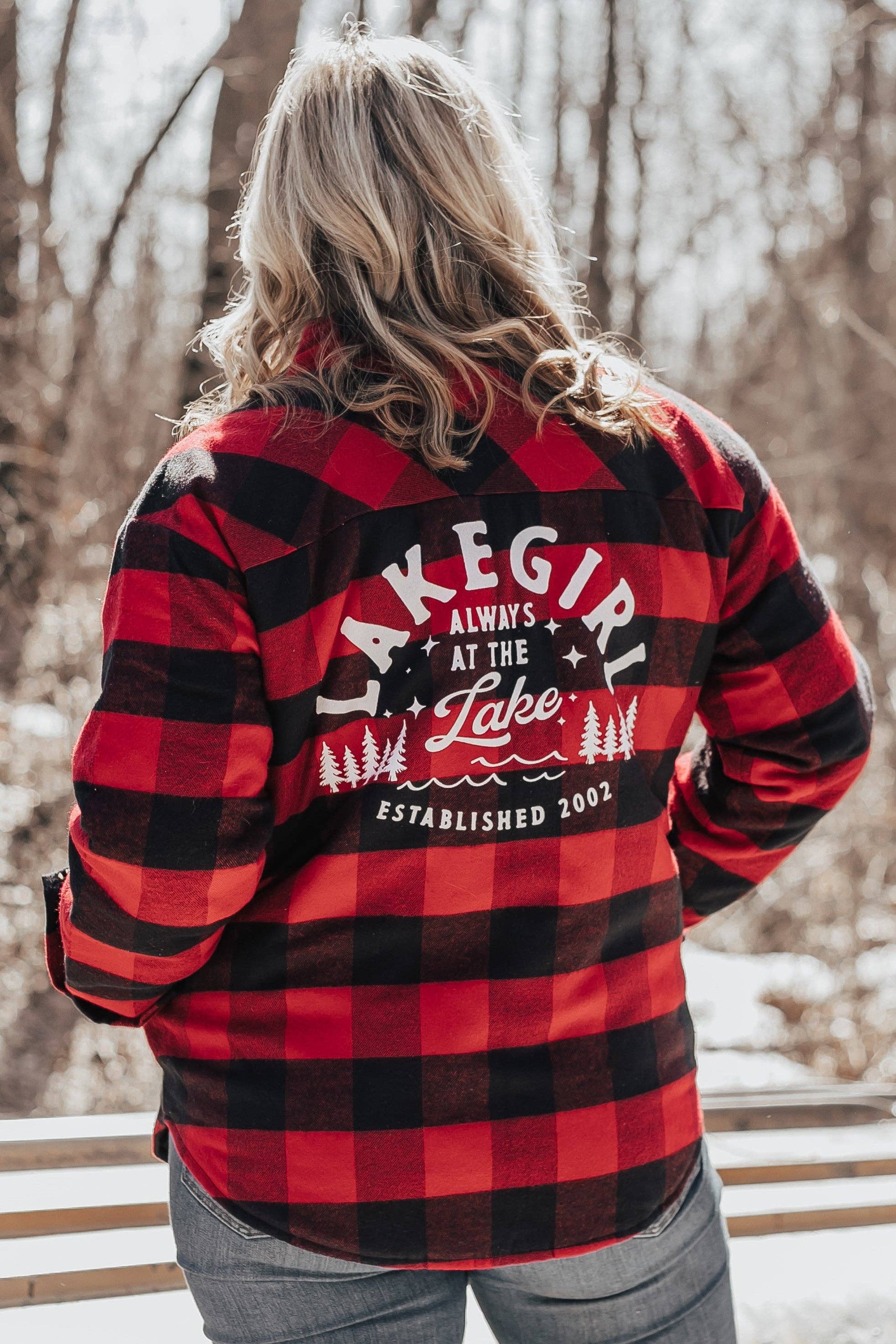 Lakegirl - Vente Veste-chemise – femme - Shacket à carreaux1