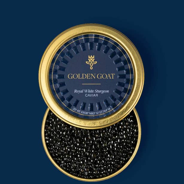 Golden Goat Caviar - Wholesale Fish/Seafood - Royal White Sturgeon Caviar