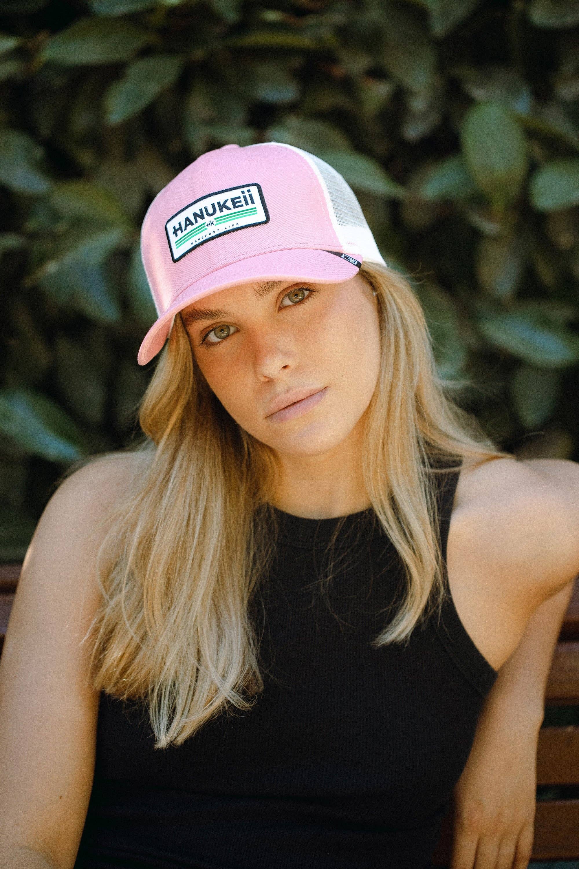 Indicom Brands - Wholesale Trucker Hat - Unisex - Barefoot Pink / White3