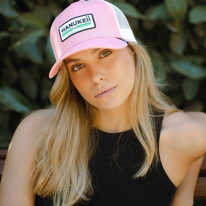 Indicom Brands - Wholesale Trucker Hat - Unisex - Barefoot Pink / White3