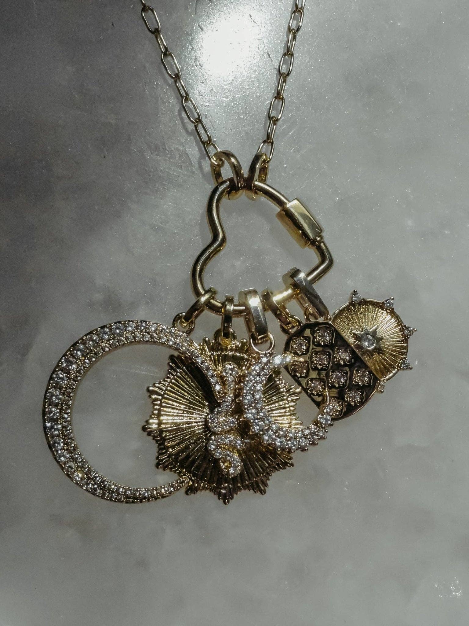 five and two - Venta al por mayor Collares de cadenas y eslabones - Colgante de encanto Frankie22