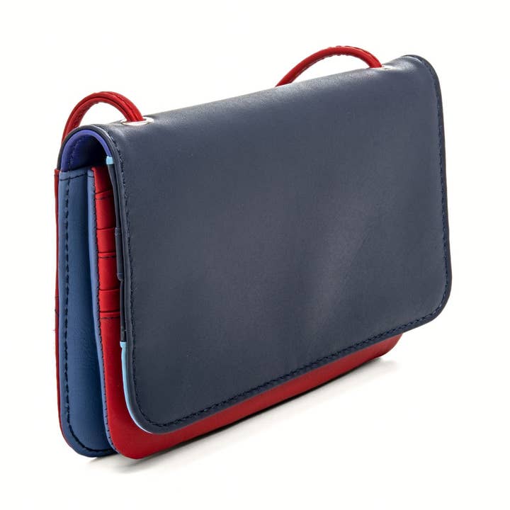 Full flap multi-comp s/clutch Travel Organiser - Royal for wholesale by Mywalit