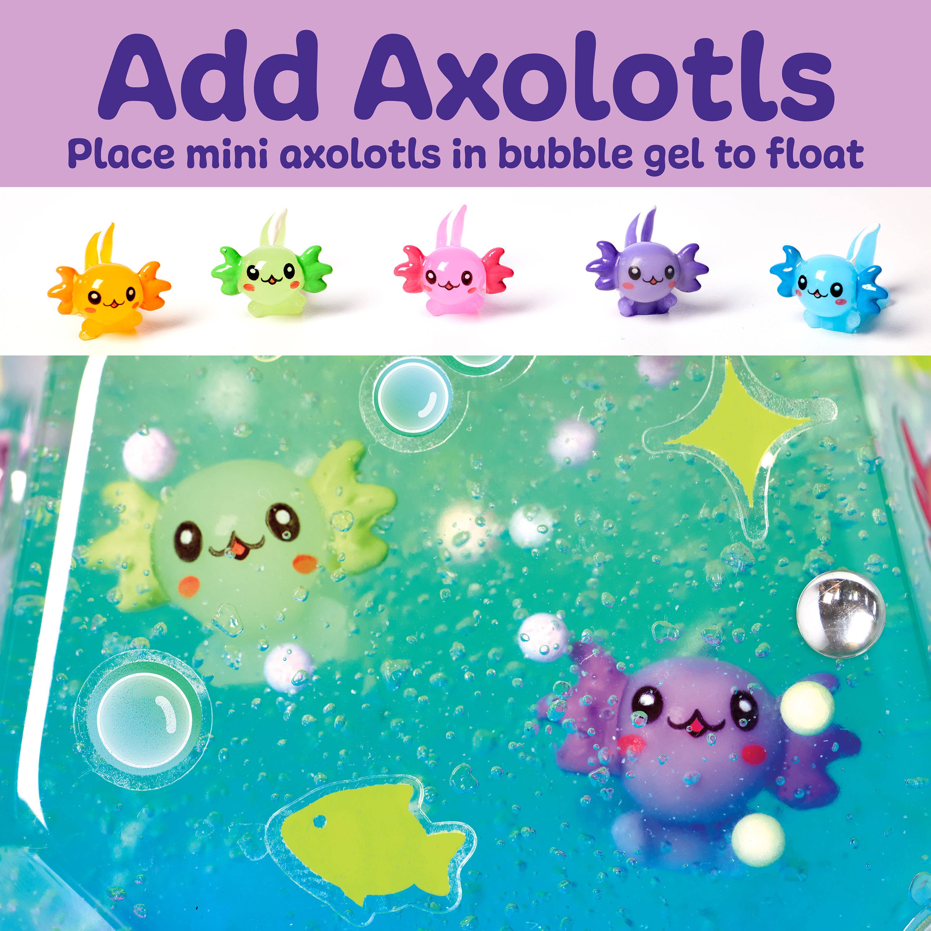 Faber-Castell / Creativity for Kids - Wholesale DIY Craft Kit - Kids - Make an Axolotl Glowing Aquarium Craft for Kids4