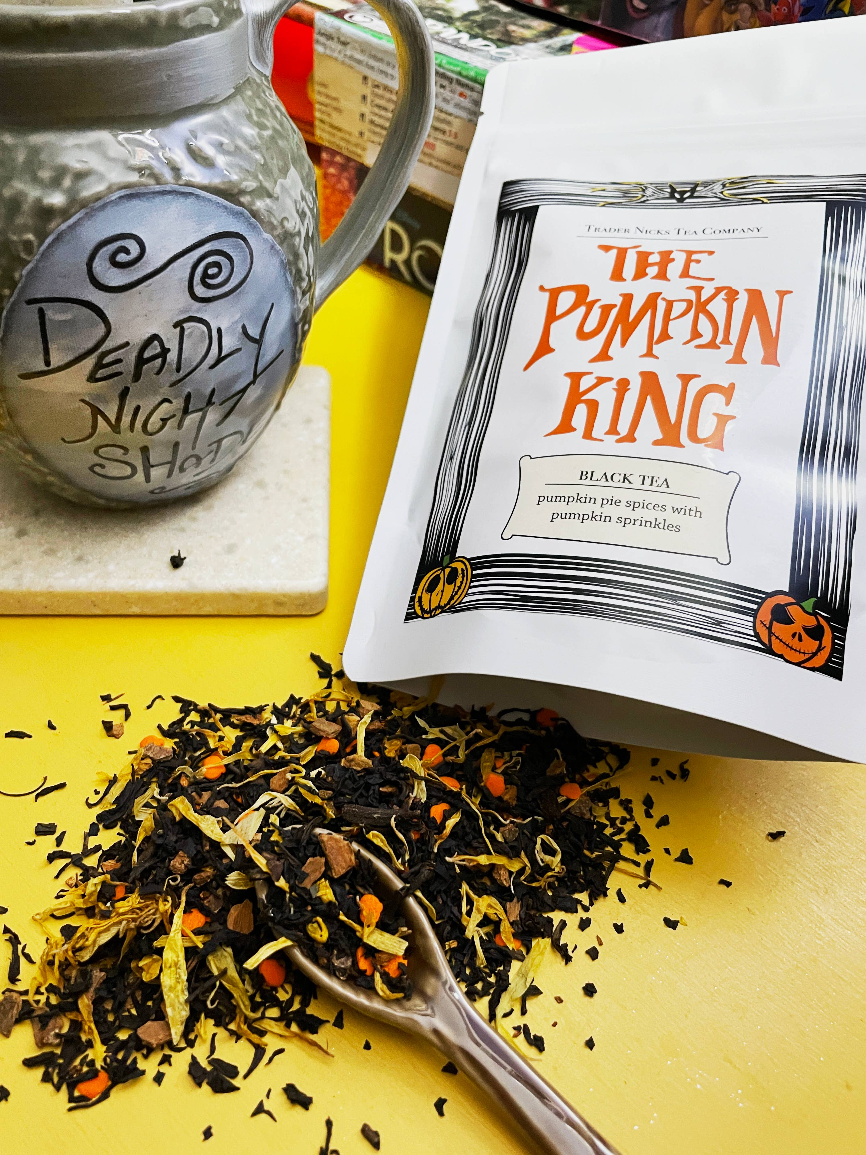 Trader Nicks Tea Company - Vendita all'ingrosso Tè sfusi - The Pumpkin King Tè Chai alla Zucca3