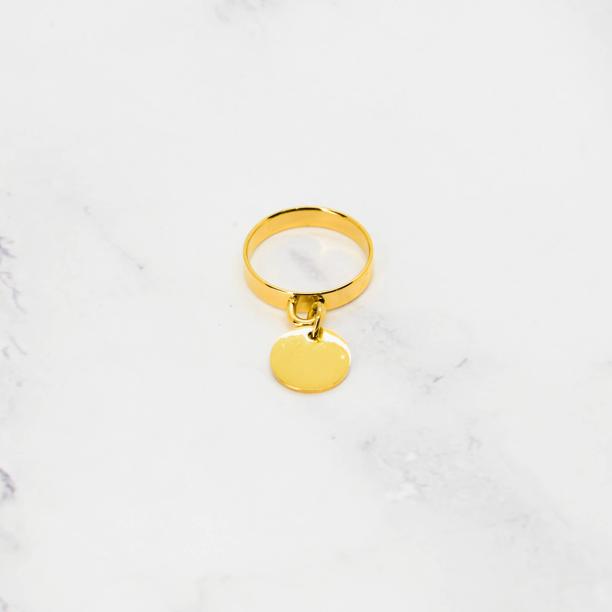 Angiie - Wholesale Band/Stacked Ring - Golden tassel ring7