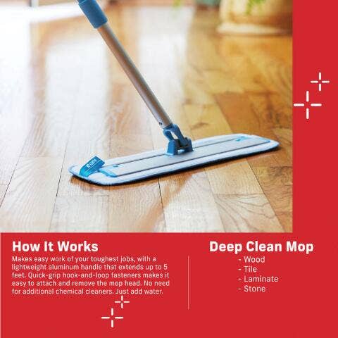 Hazel Grove Customs - Wholesale Mop - E-Cloth Deep Clean Microfiber Mop2