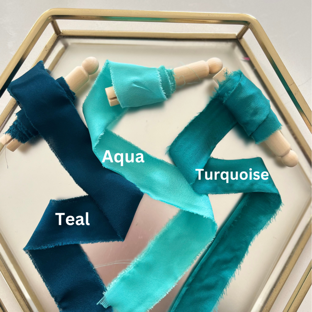 Olive Lane - Vente Ruban – emballage cadeau - Ruban en soie à bords bruts, rouleau de 10 m, disponible en plus de 30 couleurs4