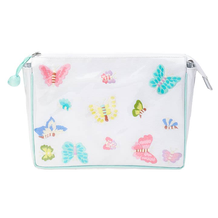 Lenora - Wholesale Makeup/Cosmetic Bag - Butterfly Large Make Up Bag1