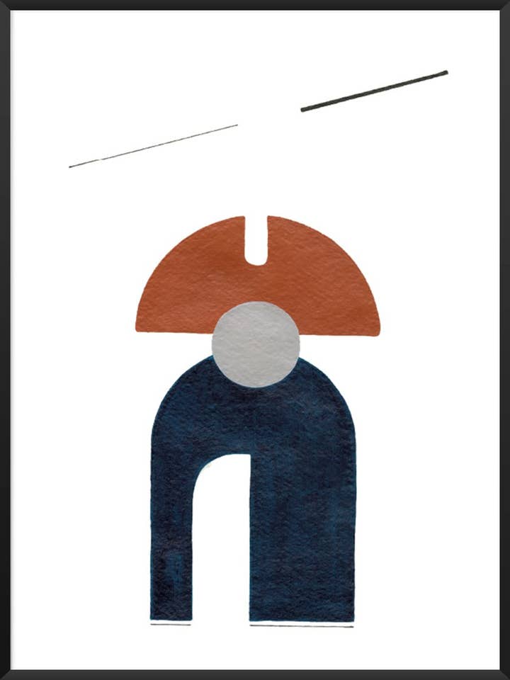 Textures géométriques irradiées - Affiche pour la vente par Project Nord