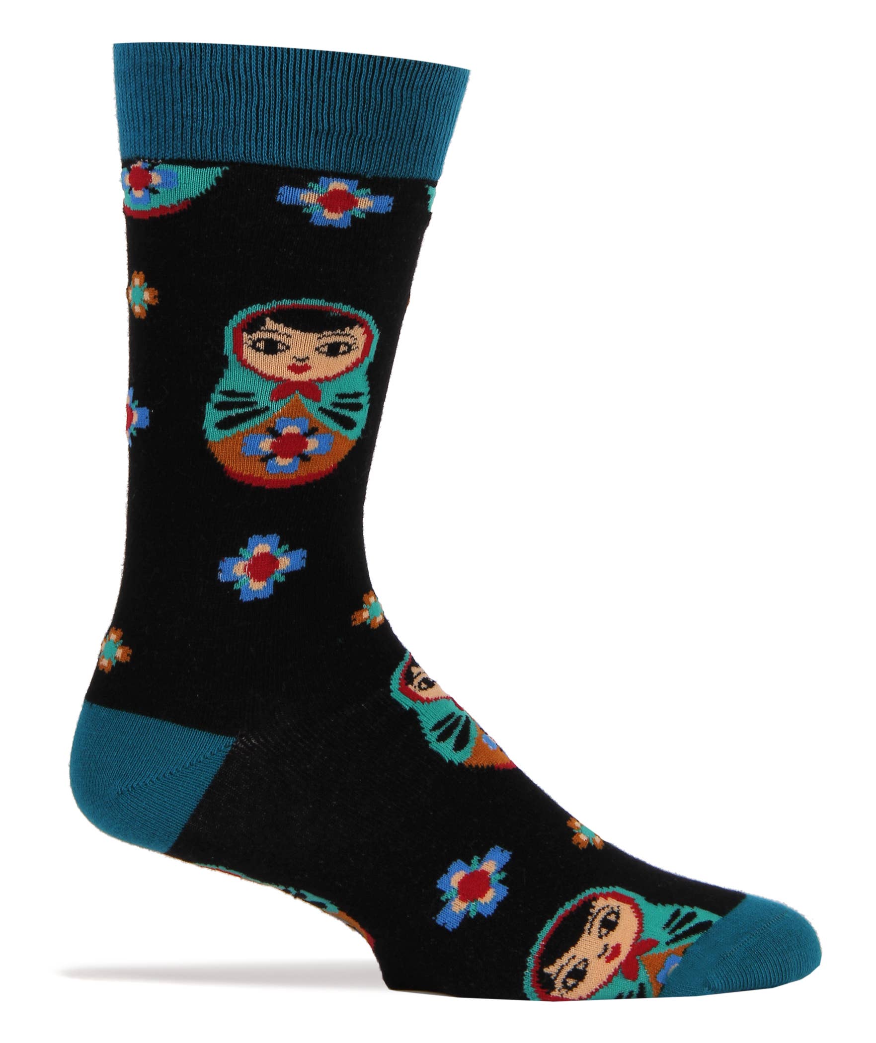 Oooh Yeah/Sock It Up/Oooh Geez Slippers - Wholesale Socks - Men's - Matryoshka | Men's Cotton Crew Funny Socks1