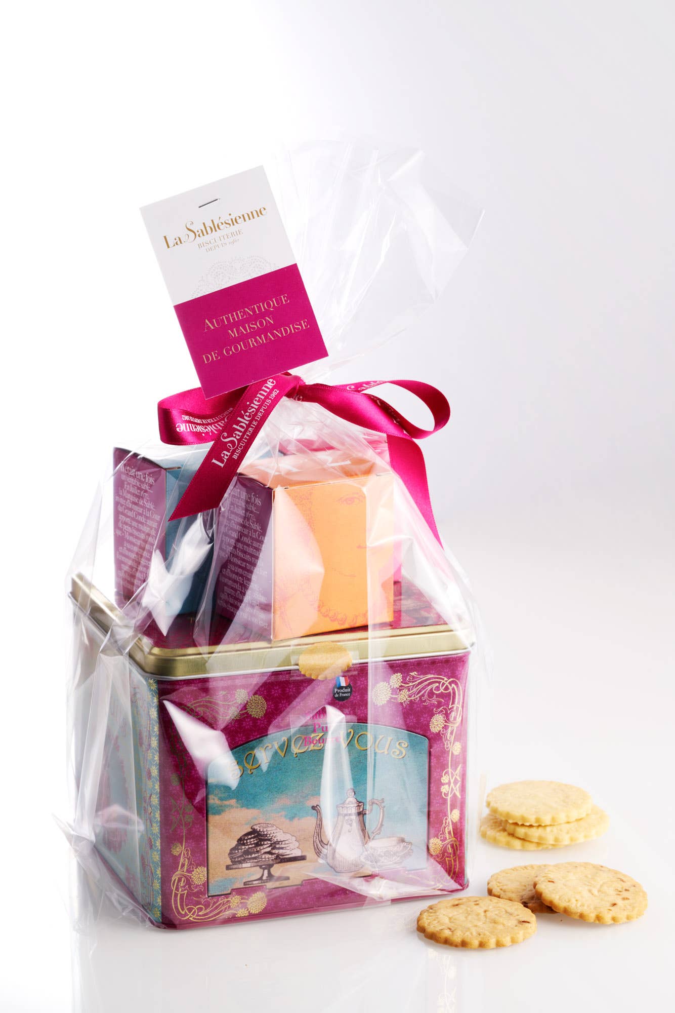 LA SABLESIENNE - Wholesale Cookie - "Les Jouets d'Adèle" Metal Tin Shortbread Cookies - 10.6 oz2