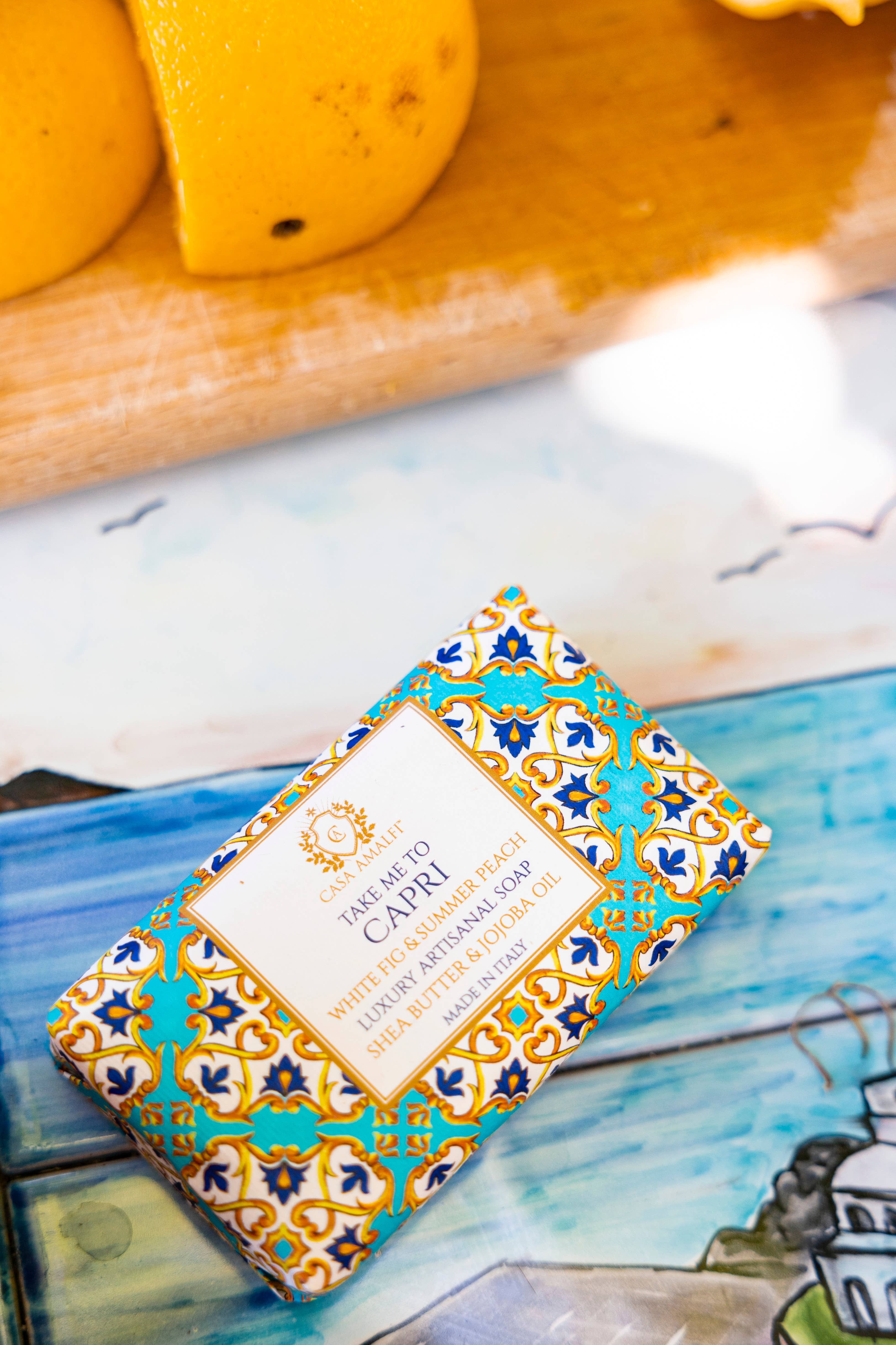 Casa Amalfi - Wholesale Bar Soap - Take Me To Capri - White Fig & Summer Peach Bar Soap3