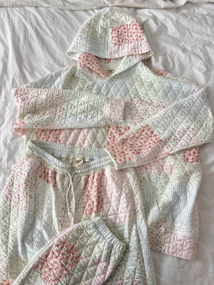 Quilted Pastel Hoodie for wholesale on Faire