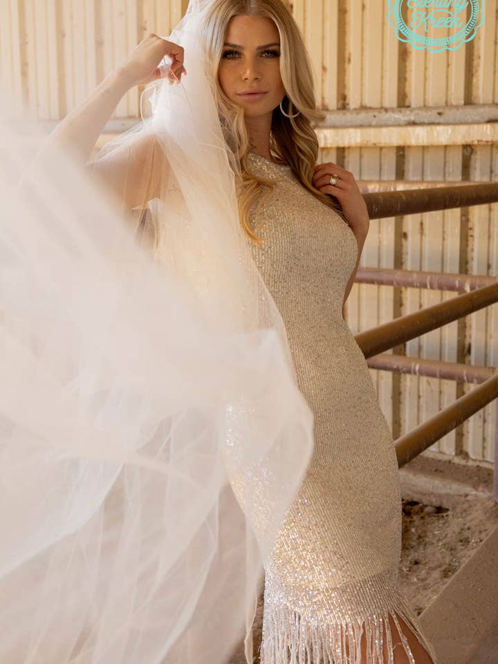 Sterling Kreek - Wholesale Dress - Women's - NIGHT LIFE DRESS IVORY