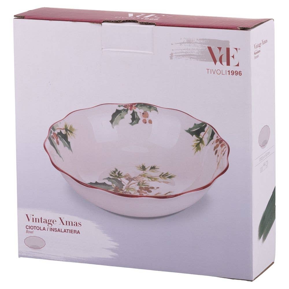 VdE Tivoli 1996 – wholesale Serveringsfat – VINTAGE XMAS SALADSKÅL 22 CM1