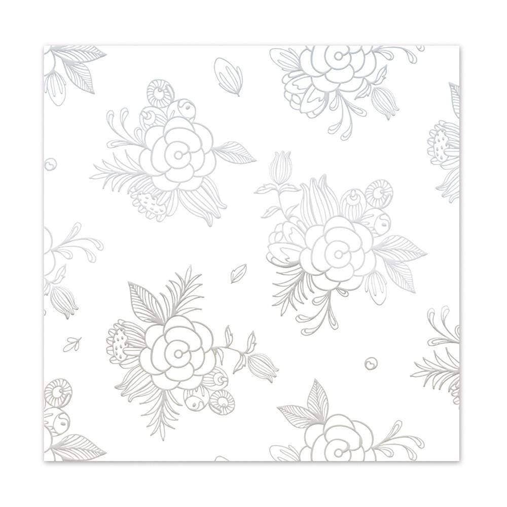 Tonic Studios - Wholesale Craft Supplies - Craft Perfect - Foiled Card Blanks - Delicate Floral Set - 9398E2