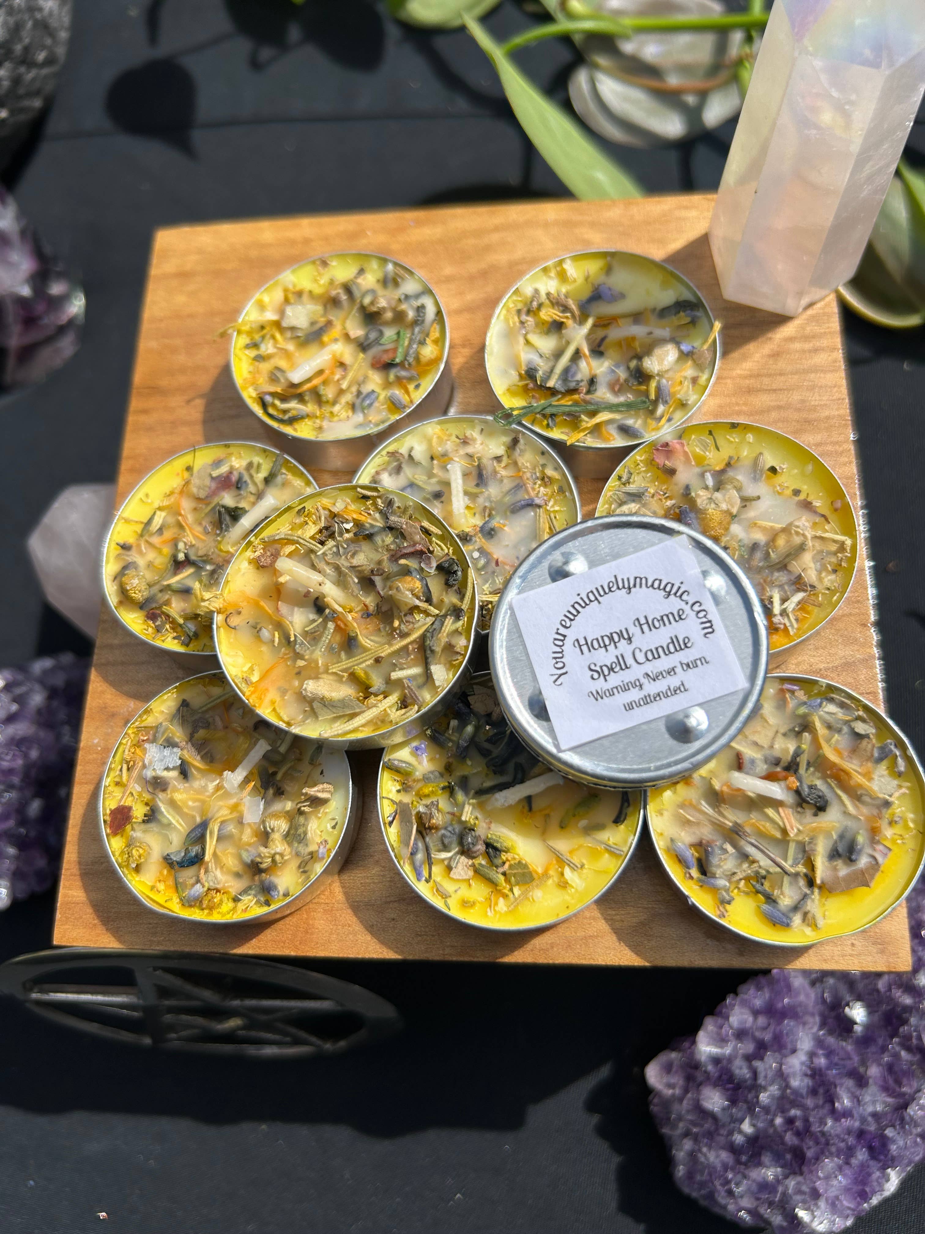 You Are Uniquely Magic - Wholesale Tea Light Candles - Happy Home, To Bring Peace Tealight Spell Candles4