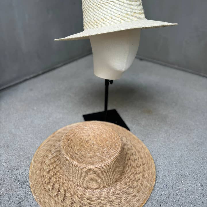 Love and Thyme - Wholesale Straw Hat - Women's - HANDMADE Palm leaf Straw Boater Hat4