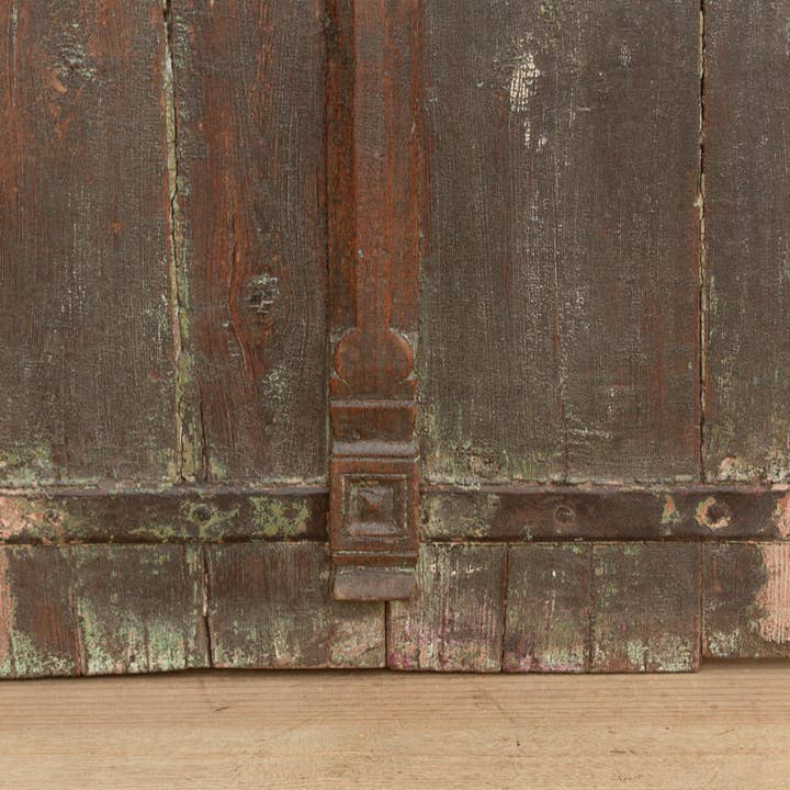 De-cor - Wholesale Wall Accent - 19th Century Rustic Indian Teak Window/Wall Art5