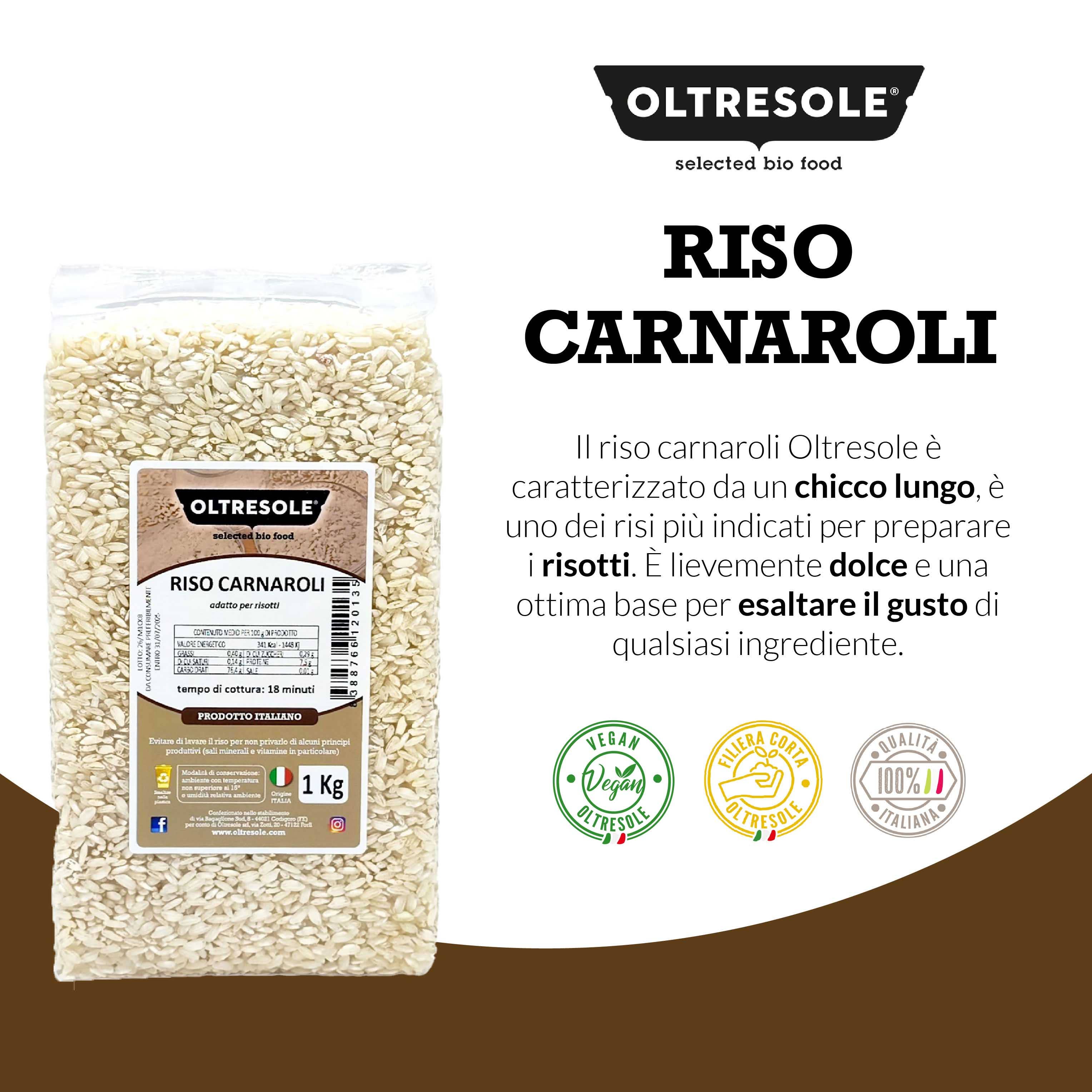 Oltresole – wholesale Rice – CARNAROLI RICE 1 Kg4