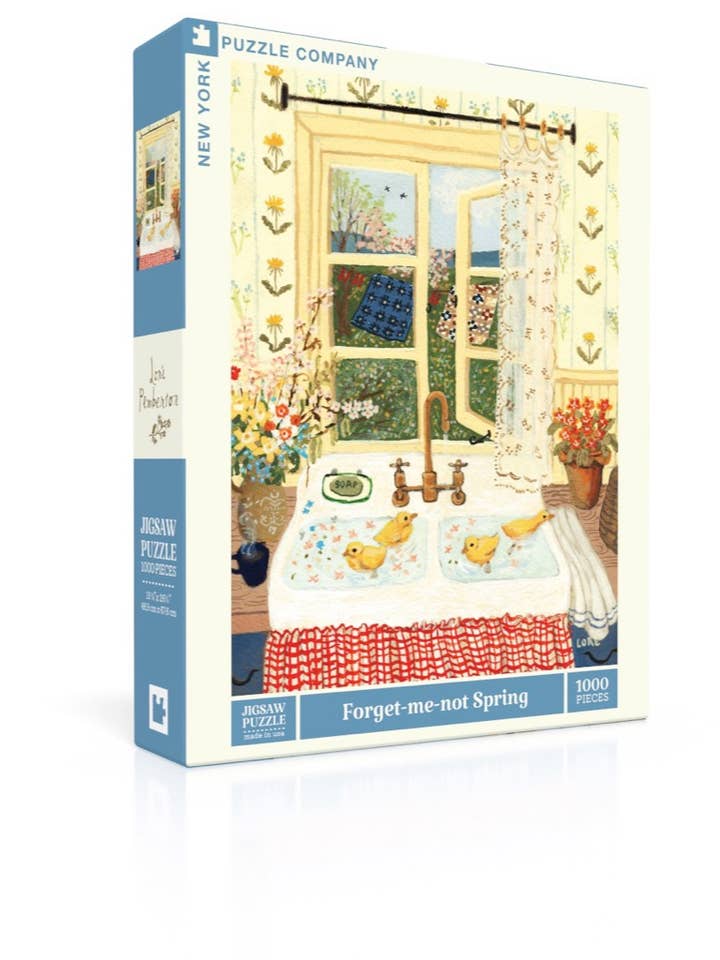 Forget-me-not Spring - 1000 Piece Jigsaw Puzzle for wholesale by New York Puzzle Company