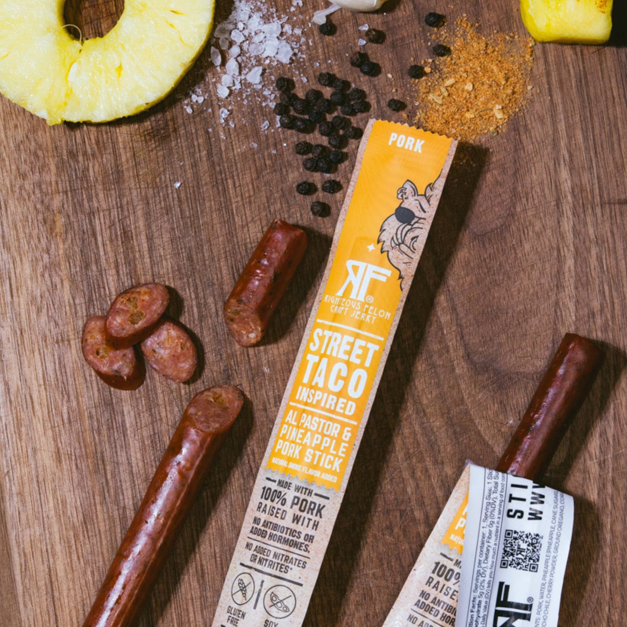 Righteous Felon Craft Jerky - Wholesale Jerky - Street Taco Pork Stick - 24 Pack4