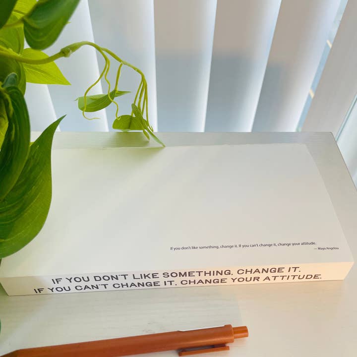 CheerNotes Greeting Cards & Stationery - Wholesale Notepad - Maya Angelou Quote Notepad1