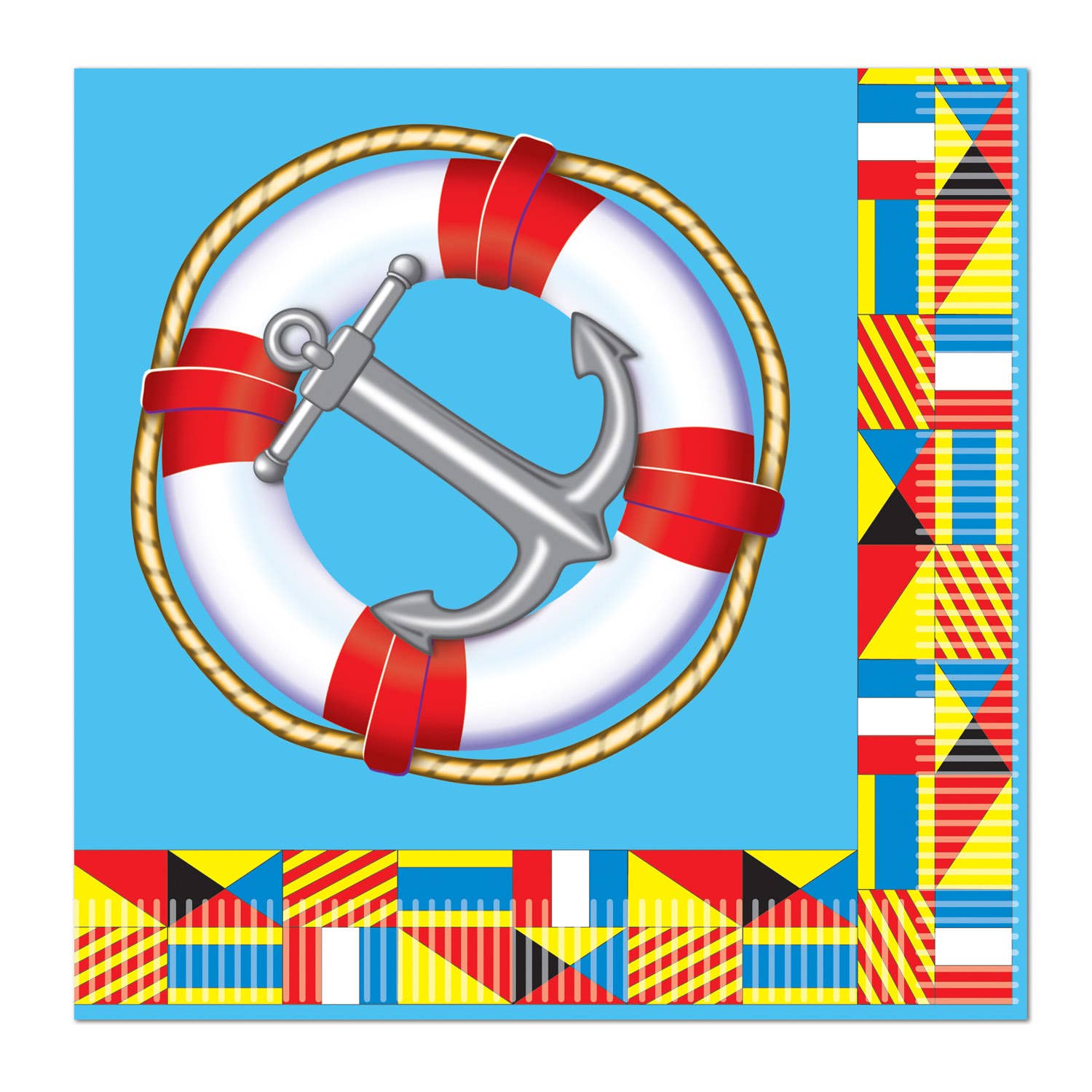 Beistle – wholesale Engångsservett – Nautiska lunchservetter0