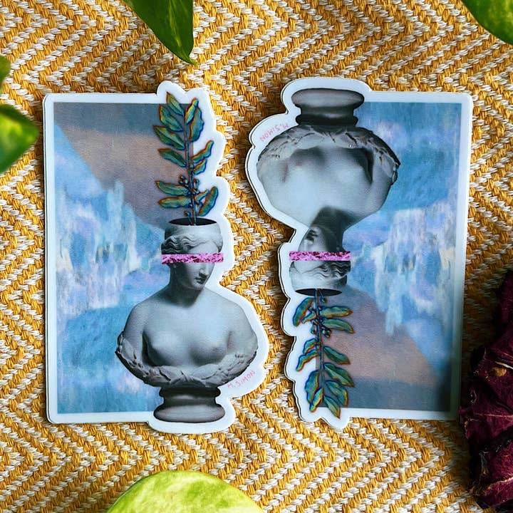 Concealed Growth Vinyl Sticker • DoodleAllDayy for wholesale by Doodlealldayy