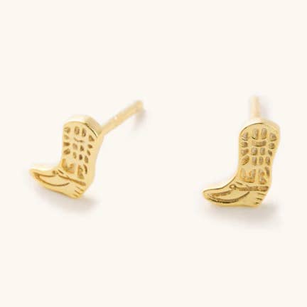 Cowboy Boot Stud Earrings for wholesale by Nikki Smith Designs