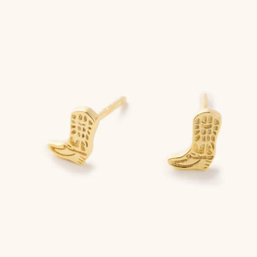 Cowboy Boot Stud Earrings for wholesale by Nikki Smith Designs