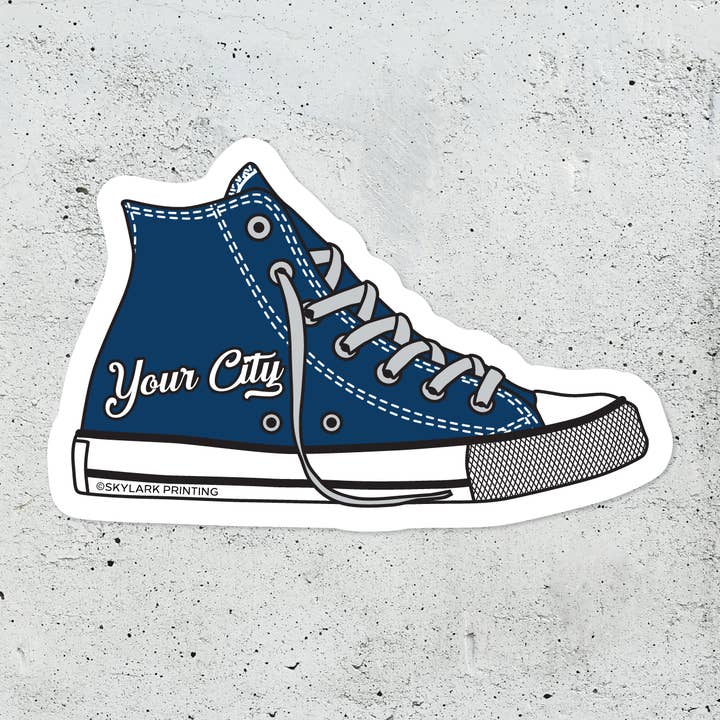 Skylark Printing - Wholesale Sticker - Custom Vintage High Top Shoe Souvenir Sticker8