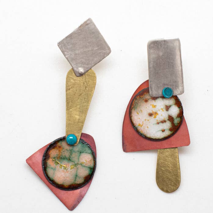 Articulated Earring 13 for wholesale by ELZA PEREIRA