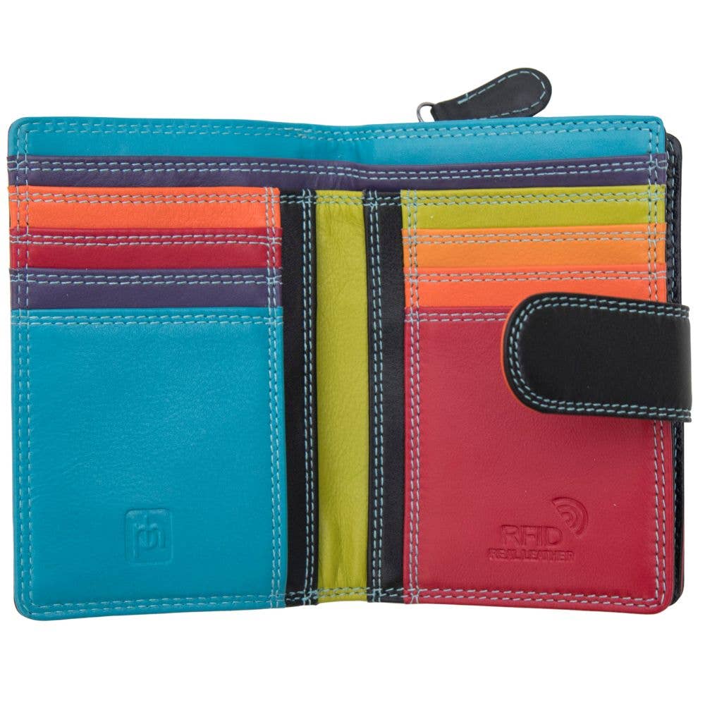 PRIMEHIDE - Venta al por mayor Cartera - Mujer - Monedero con doble solapa de la colección London - 60817