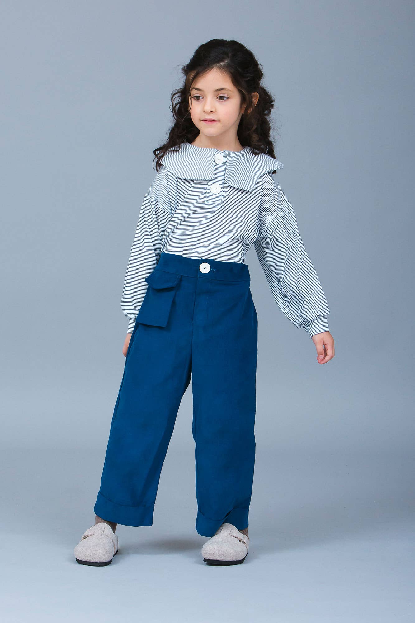 blues BLUE POCKET TROUSERS for wholesale on Faire