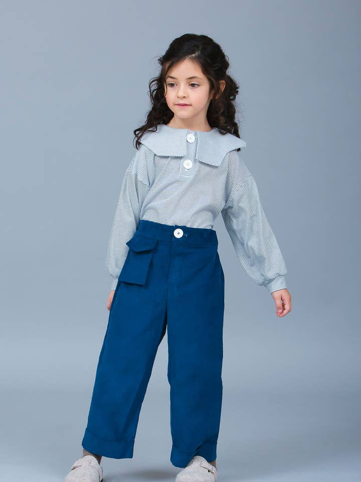 blues BLUE POCKET TROUSERS for wholesale on Faire0