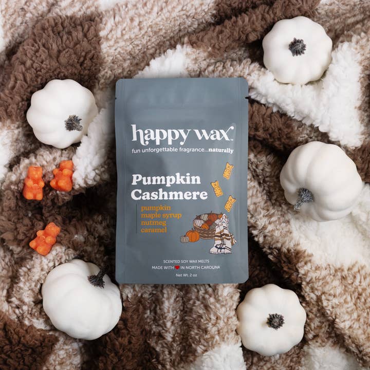 Happy Wax - Wholesale Wax Melt - Pumpkin Cashmere Wax Melts - Sample Pouch (2 oz) 1