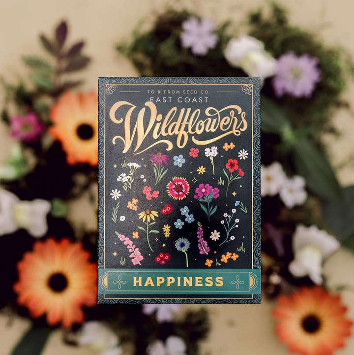 East Coast Wildflowers (Happiness) - Seed Packet for wholesale by To & From Gift Co.